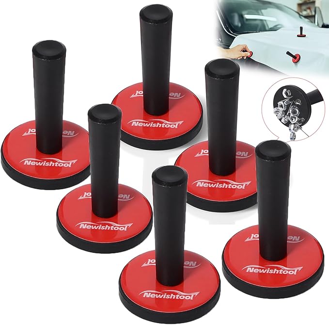 NEWISHTOOL Pro Vinyl Wraps Applicator Tool Kit Window Tint Film Car Wrapping Tools Includes 164Ft Knife Less Tape, Felt Squeegee, Plastic Scraper, Wrap Knife and Blades, Magnet Holders (NT026-A)