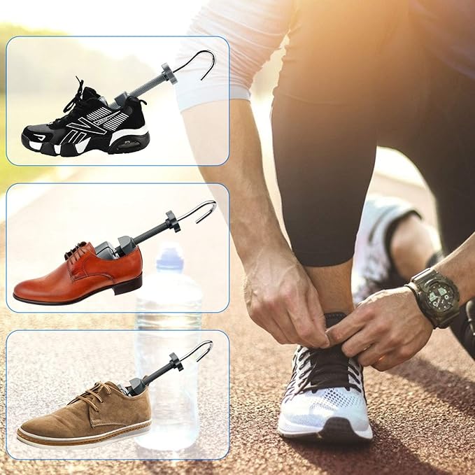 eachway Shoe Stretcher, Shoe Trees Adjustable Length & Width for Men (for Men's Size Us 10-13.5)