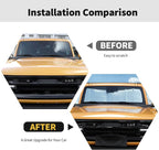 Windshield Sunshade Sun Shade Heat Shield Window Sun Visor Mat for Ford Bronco 4 Door 2021 2022 2023,8PCS