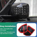 Defender Rearview Mirror Cover | Gloss Black ABS Anti-Scratch Protection Guards | Land Rover Defender 2020-2025 90 110 130 Accessories |(Rearview Mirror Cover)