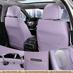 FLORICH Leather Seat Covers Full Set Purple Car Seat Cover Full Coverage Seat Covers Front Seats and Rear Waterproof Car Seat