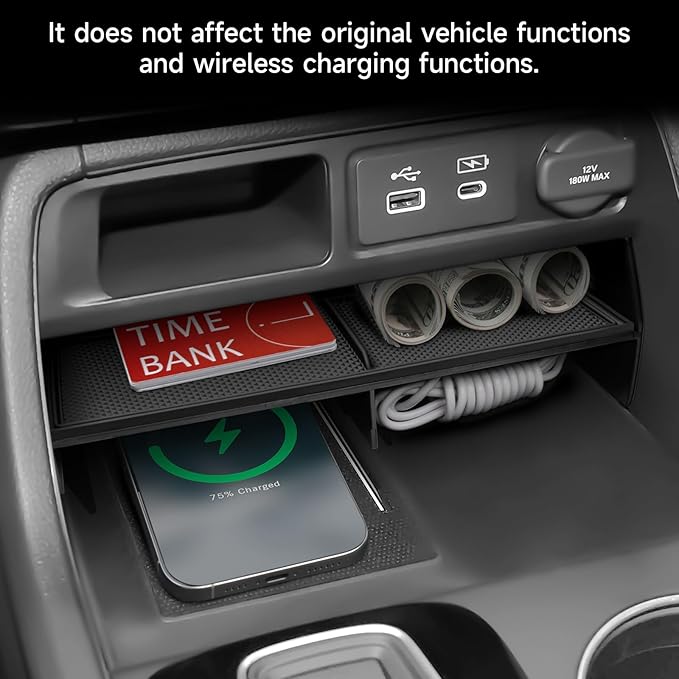 Divider Compartment Tray Compatible with Honda 2023-2025 2026 Pilot ＆ 2026 Passport Accessories Insert Center Console Organizer