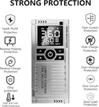 Car Battery Jump Starter with Air Compressor - 2500mAh*4 150PSI Portable Car Jump Starters (Gas4.5L/3.5L Diesel) with Tire