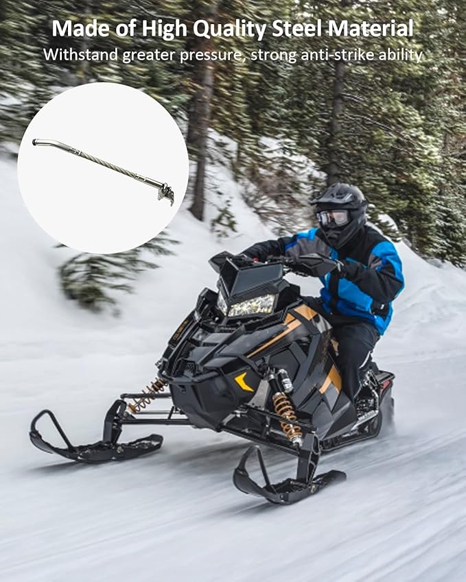 𝐍𝐄𝐖 Snowmobile Ice Scratcher Kit Fit for Polaris/Arctic Cat/Ski-doo, Left and Right 2 Pack