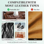 Leather Color Restorer, Leather Recoloring Balm, Scratch Remover, Leather Dye, Leather Paint with Leather Conditioner, Leathe