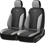Coverado Leather Car Seat Cover for 2 Seats Front Seat Covers Waterproof Seat Covers 2-Pack Luxury Car Seat Protectors Univer
