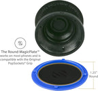 Scosche MPRNDRK-SP MagicMount Replacement Metal Plate Kit for Phone, Metal Plates for Magnetic Mount Cell Phone Holder for Car, Universal with All Devices and Phone Case, Black - Round