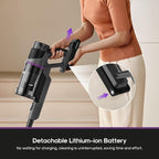 Eureka Cordless Stick Vacuum Cleaner ReactiSense 440, 60-Min Runtime, Anti-Tangle Brushroll, Intelligent Sensing Technology, 