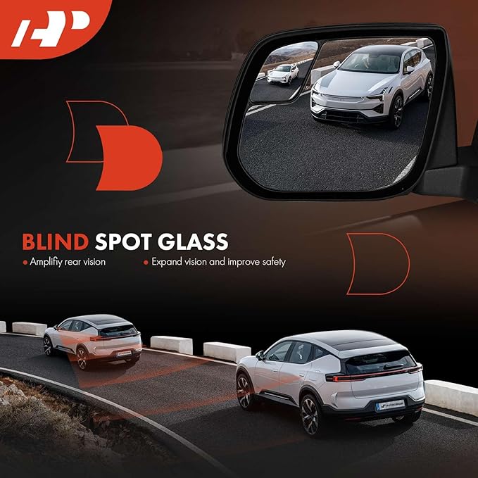 A-Premium Pair (2) Driver and Passenger Side Power Door Mirror - Compatible with Ford F-150 F150 2011 2012 2013 2014 - Heated