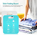 Cabilock Shirt Folding Board Adult Size 12X10 Inch Clothes Folder Laundry Organizer 2-Pack T-Shirt Folding Tool for Neat and 
