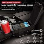 JEYODA Car Armrest Box with Cup Holder Car Central Liftable Armres Storage Organizer Box Arm Rest，Car Seat Gap Filler Organiz