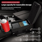 JEYODA Car Armrest Box with Cup Holder Car Central Liftable Armres Storage Organizer Box Arm Rest，Car Seat Gap Filler Organiz