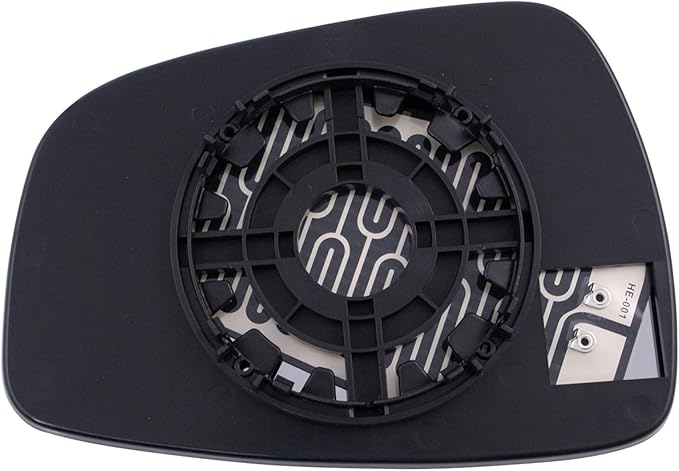 TRQ Driver Side Power Heated Mirror Glass Snap On Compatible with 2011 2012 2013 Hyundai Elantra 2012 2013 2014 2015 2016 201