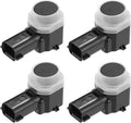 4 Pcs Reverse Parking Assist Sensor Compatible for Ford Explorer 2011-2015, for Ford Flex 2013-2019, Durable ABS Plastic Blac