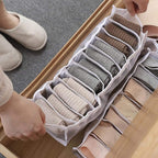 Underwear Organizer, 3 Set Foldable Bra Underwear Organizer Drawer Divider Storage Organizer for Underwear, Socks, Ties, Bras