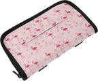 Car Tissue Holder Car Visor Organizer Tissue Box Holder for Car Sun Visor Organizer with Car Vehicle Accessories Essentials Interior for Women Men Pink Cute Flamingo Polka Dot