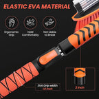 SINTIKI 43" Ice Scrapers for Car Windshield and Snow Shovel Kit, Extendable Snow Brush for Truck with EVA Grip, 180° Pivoting Brush Head Detachable Snow Scraper for Car, SUV, Truck Auto