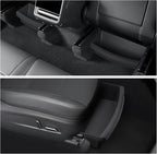 Under Seat Storage Organizer for Tesla Model Y 2025 2026 Refresh (Juniper), Upgraded TPE Double Layer Hidden Storage Box, 2pc