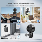Car Suction Cup Holder for Body Camera Modal V6/F1, Dash Cam Holder for Cars 360° Adjustable, Adhere Tightly to the Windshield (V6/F1)