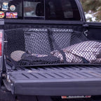 Highly Elastic Cargo Net, Simple Truck Bed Cargo Mesh Organizer, Suitable for Daily Light Loads of Trucks, 4'x4' Stretches to 7'x7' (Double Layer)