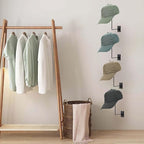 TiciKim Pack of 4 Metal Hat Holder Wall Mounted Cowboy Hat Rack Hat Hanger for Wall Display, Cowboy Hat Holder Organizer Mult
