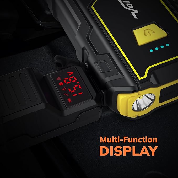 Car Jump Starter, 5000A Portable Jump Box for Cars (Engines up to 7.0L Petrol / 5.5L Diesel), 12V Battery Jumper Starter,
