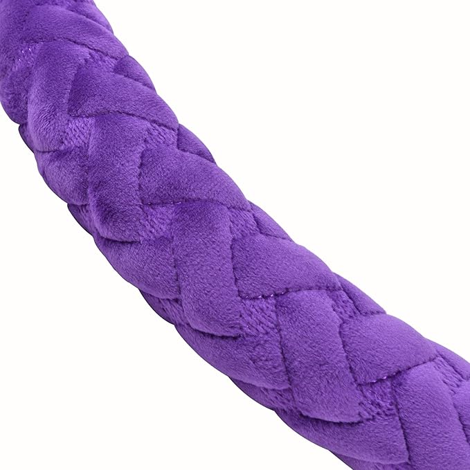 Flying Banner car Steering Wheel Cover Massage Velvet Warm Universal Size 15 inches SUV Truck Anti Slip Odorless Summer Winte