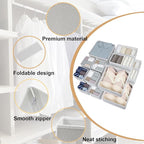 Fordonral 16 Pack Drawer Organizer Clothes, Foldable Fabric Dresser Organizer Closet Organizers and Storage Box for Underwear
