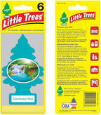 Little Trees Cardboard Hanging Car, Home & Office Air Freshener, Rainforest Mist (Pack of 12)