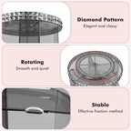 Rotating Makeup Organizer, 360° Spinning Skincare Organizers, Adjustable Layer Cosmetic Storage Lazy Susan Makeup Organizers 