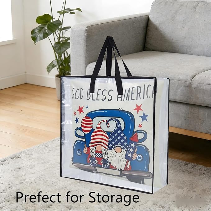 5-Pack Clear Heavy Duty Moving Bags and Storage Bags, 25 Gallon Large Moving Boxes Alternative for Wreath Storage Container, 