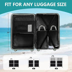 Compression Packing Cubes for Travel, 4 Set Expandable Packing Organizers, Lightweight Luggage Organizer Bags, Travel Essenti