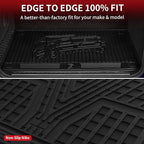 LASFIT Cargo Mat for Mercedes Benz G Class G550 / G580 / G63 AMG SUV 2026 2025 2024 2023 2022 2021 2020 2019, All Weather TPE Custom Fit Cargo Liner for G Class Trunk Mat, Black