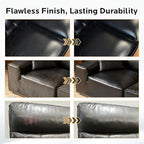 Black Leather Recoloring Balm: Premium Dye Repair Kits for Couch Sofas Car Seats Shoes Bags & Vinyl Furniture