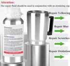 800g Auto Headlight Restoration Liquid, Car Headlight Scratch Restoring Fluid Headlight Repair Polish Cleaner, Headlight Rest