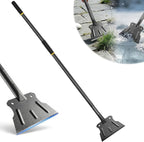 Garden Flat Shovel Scraper,59" Steel Handle Multifunctional Cleaning Shovel,Ice Chopper for Driveway,Weeding,Edging,Trenching,and Mud Scraping,As Well as Summer Lawn Maintenance