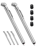 AstroAI Pencil Tire Pressure Gauge 5 Pack 10-75PSI, Calibrated to ANSI B40.1 Grade B (2%), Stainless Steel Body, Metal Made Nozzle 3 Measurements for Cars, Bikes, Vehicles
