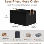 StorageWorks Storage Bins, Fabric Storage Bins for Shelves, Extra Large Storage Baskets with Metal Frame, Closet Baskets and 