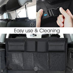 Car Trunk Organizer, Large Capacity 600D Oxford Cloth Vehicle Storage Bag with 8 Pocekt, Automotive Backseat Hanging Cargo