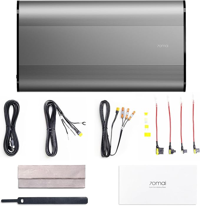 70mai Dash Cam Battery Pack BL96NNX, 96Wh LiFePO4 Backup Power, Up to 30-Hour Parking Mode, Low Voltage Protection, 11.2-30V 
