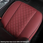 Black Panther 1 Piece PU Car Seat Cover Front Seat Protector Compatible with 90% Vehicles,Embroidery,Anti-Slip & Full Wrappin