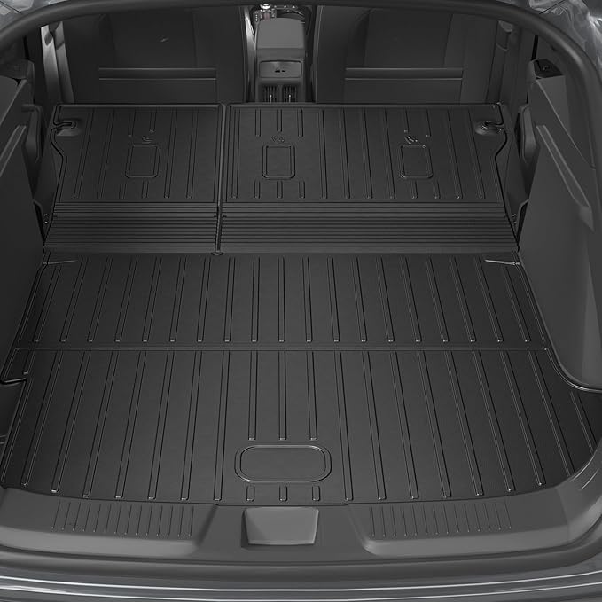 Floor Mats for 2024-2026 Chevy Trax/Buick Envista, All Weather TPE Cargo Mat with 3rd Seat Back Cover and Left Storage Mat for Chevy Trax Accessories Door Sill Guards