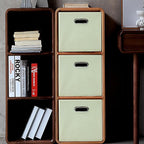 STOREONE Fabric Storage Bins Cubes Baskets Containers-(11X11X11) with Dual Handles Cube Storage Organizer Bins for Shelf Clos