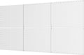 WALMANN 6-Pack 12"x16" Metal Pegboard Panels for Garage, Tool Organizer Pegboards for Pegboard Hooks - Compatible with 1/8" &