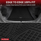 LASFIT Trunk Mats Fit for BMW 5 Series G30 2017 2018 2019 2020 2021 2022 2023, Custom Fit TPE All Weather Cargo Bed Liners for 530i 540i M550i 540d xDrive, Black