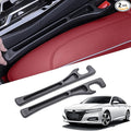 2Pcs Car Seat Gap Filler Organizer Compatible with Honda Accord, Soft Foam Seat Side Gap Filler with Storage Avoids Things Falling, Fill The Gap Between Seat and Console (Honda Accord)