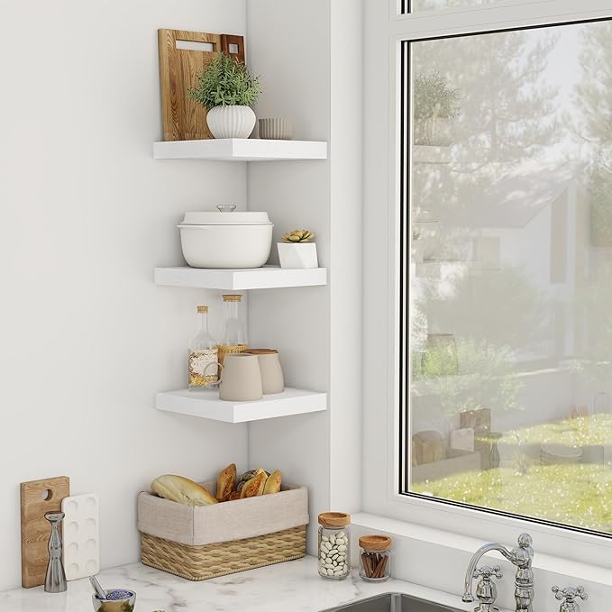 12 Inch Floating Shelves, 12" Deep Floating Shelf Wall Mounted, 12" Wall Shelves, Rustic Deep Bookshelf, Extra Deeper Display