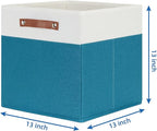 Temary Cube Storage Bins Storage Cube Bins for Home, 4 Pack Fabric Storage Bins for Organization, Storage Cubes 13x13 Cube Ba