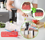 Sous Vide Bags Reusable 27Pcs, BPA Free Food Vacuum Sealer Bag, Food Storage Bag, Vacuum Zipper Bags for Sous Vide Cooking - 
