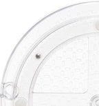 Amazon Basics Clear Rotating Lazy Susan Turntable Organizer for Condiments, 9-Inch, 2-Pack